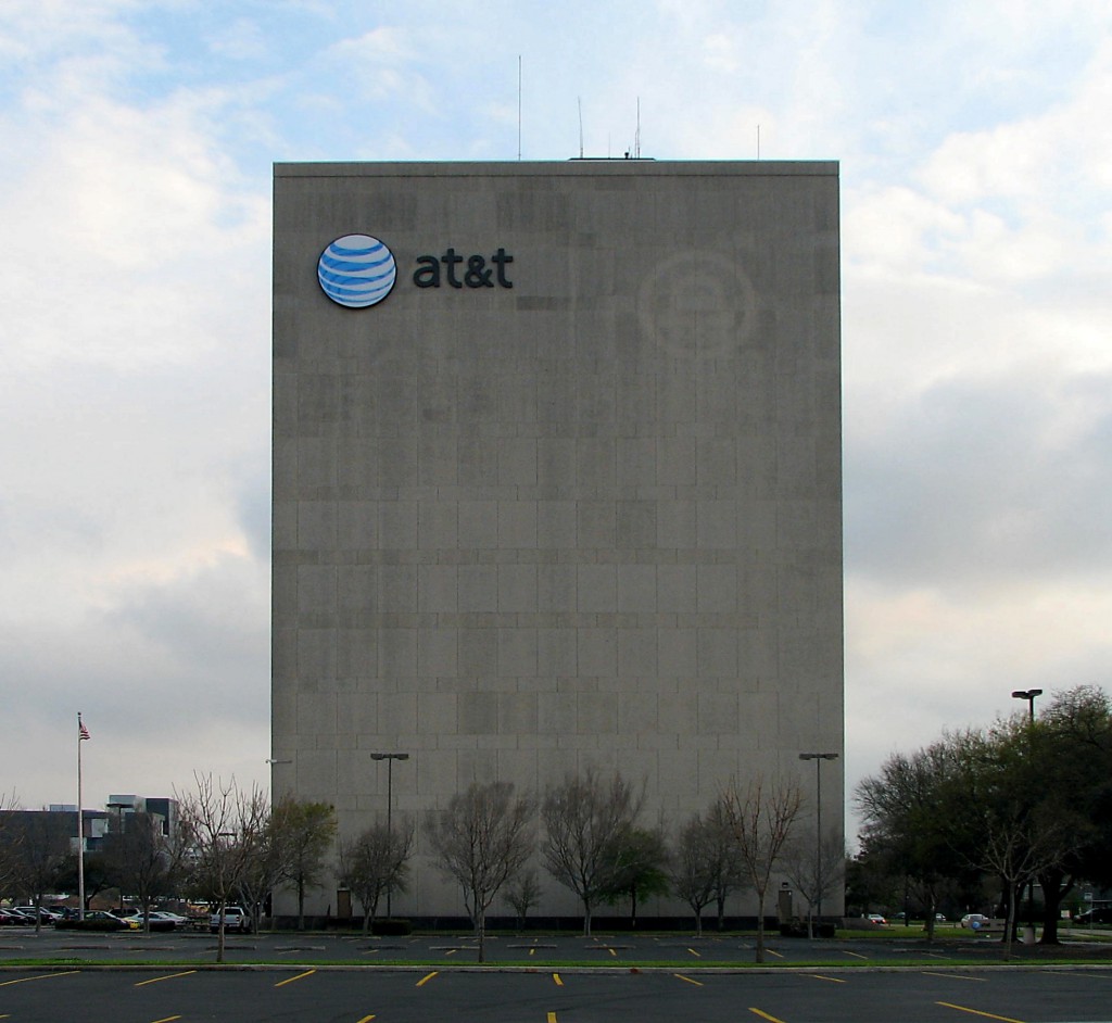 AT&T building in Houston
